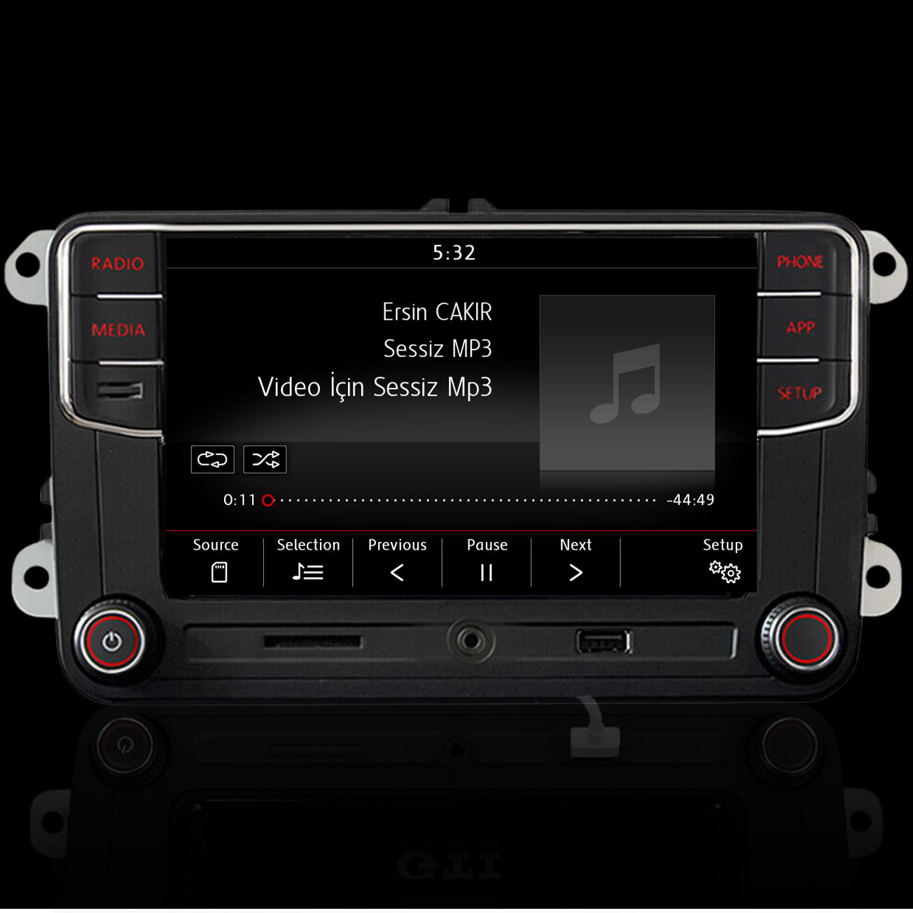 Genuine VW 6.5" RCD330 Radio for Golf, Scirocco, Tiguan, Passat, Polo, Caddy