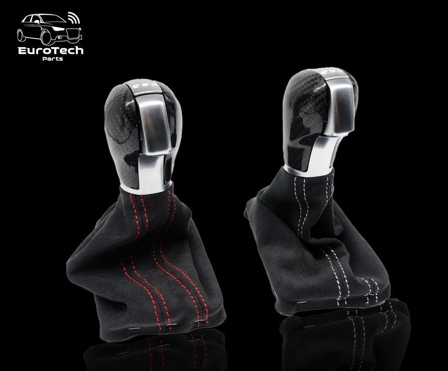 dsg gear knob Carbon Fiber DSG Gear Knob with Suede for VW Golf 6/Jetta MK7/MK6/MK5/EOS
