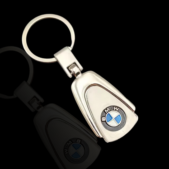 OEM-Style Premium Leather Keychain – for BMW Models