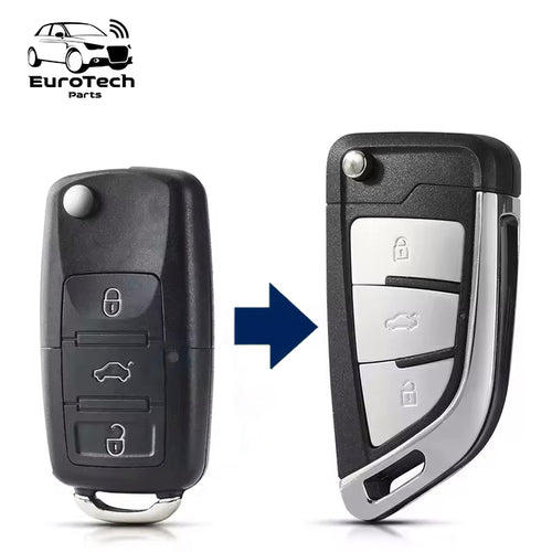 Audi Style Key Conversion Kit - Upgrade your Golf MK5 Key to Audi style Key