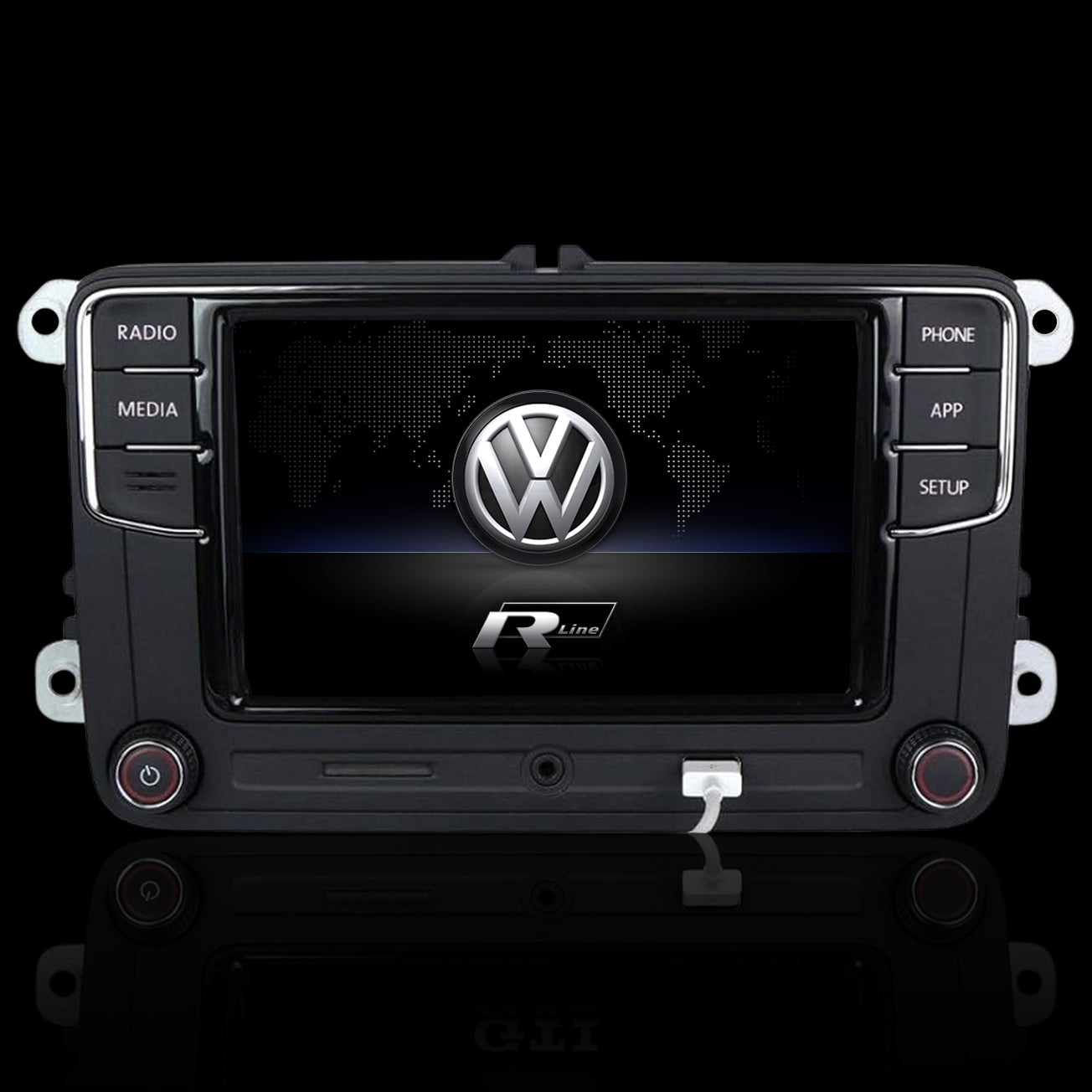 Genuine VW 6.5" RCD330 Radio for Golf, Scirocco, Tiguan, Passat, Polo, Caddy