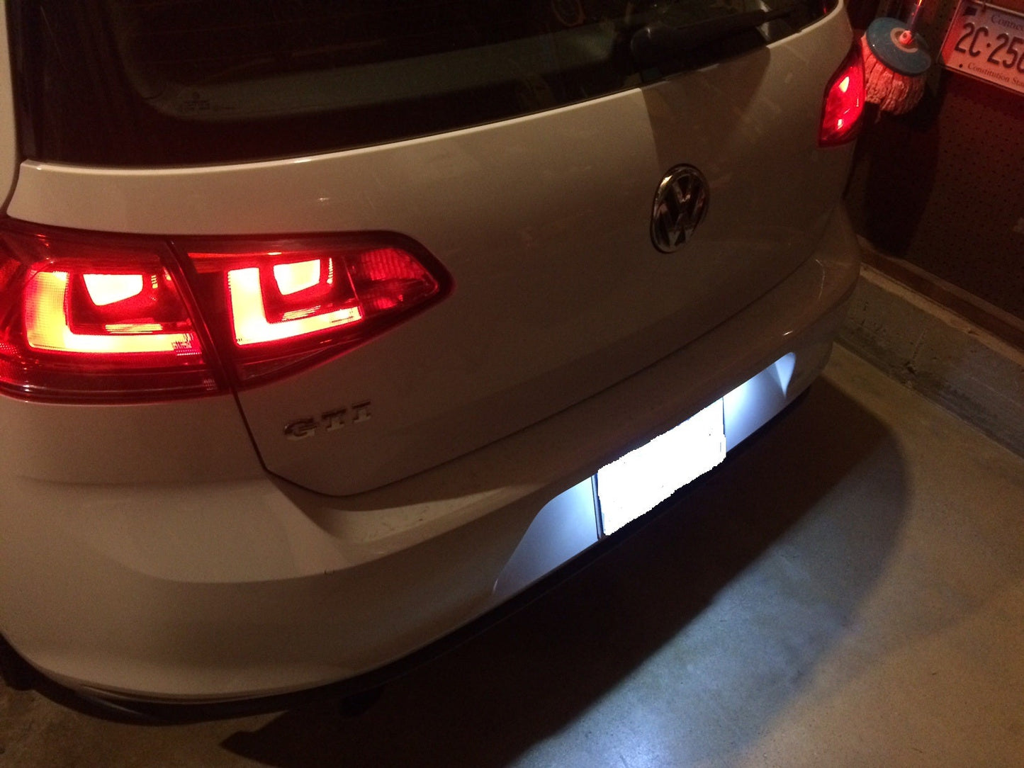 High-Performance LED License Plate Lights for VW Golf Mk5/Mk6/Mk7/7.5