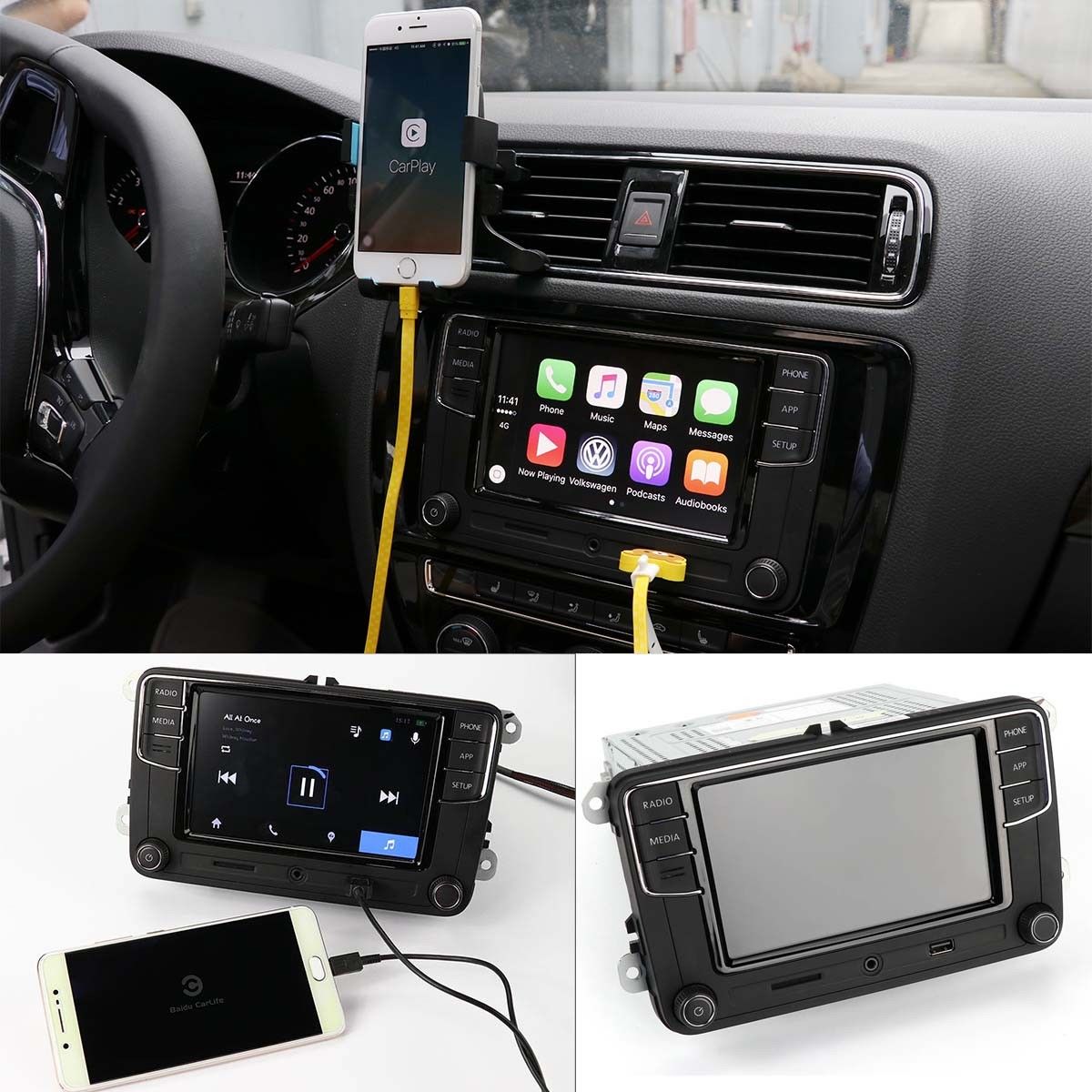 Genuine VW 6.5" RCD330 Radio for Golf, Scirocco, Tiguan, Passat, Polo, Caddy