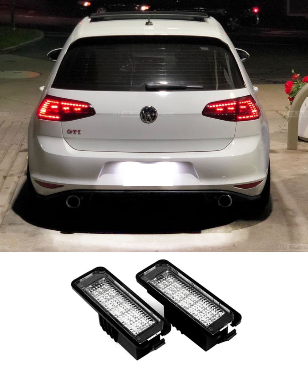 High-Performance LED License Plate Lights for VW Golf Mk5/Mk6/Mk7/7.5