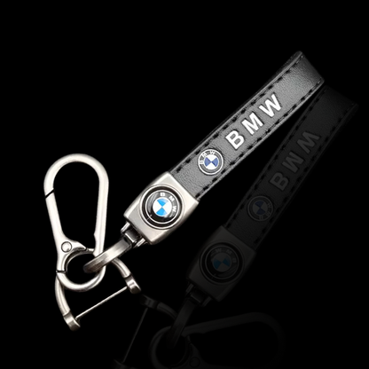 OEM-Style Premium Leather Keychain – for BMW Models