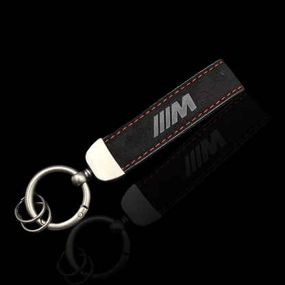 OEM-Style Premium Leather Keychain – for BMW Models