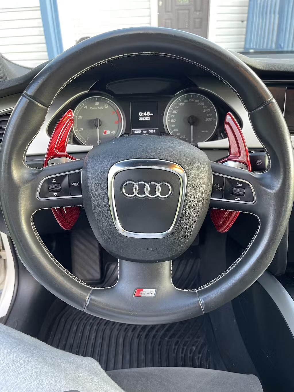 Audi Carbon Fiber Paddle Shifter Extensions for 2012+ (TYPE C)