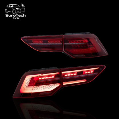 R Style LED Tail Lights for VW Golf 8 MK8 – Sequential Turn Signal Retrofit