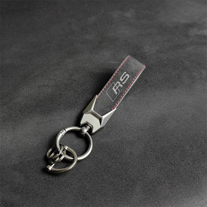 Premium Suede Keychain Pendant for Audi – RS, TT & A-Series Auto Accessories