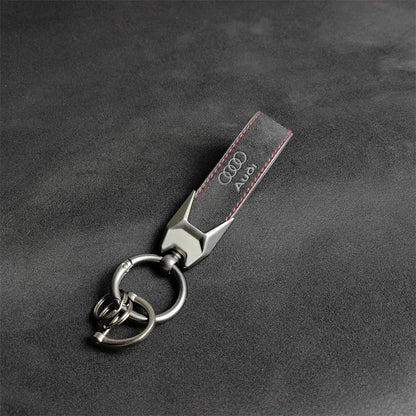 Premium Suede Keychain Pendant for Audi – RS, TT & A-Series Auto Accessories