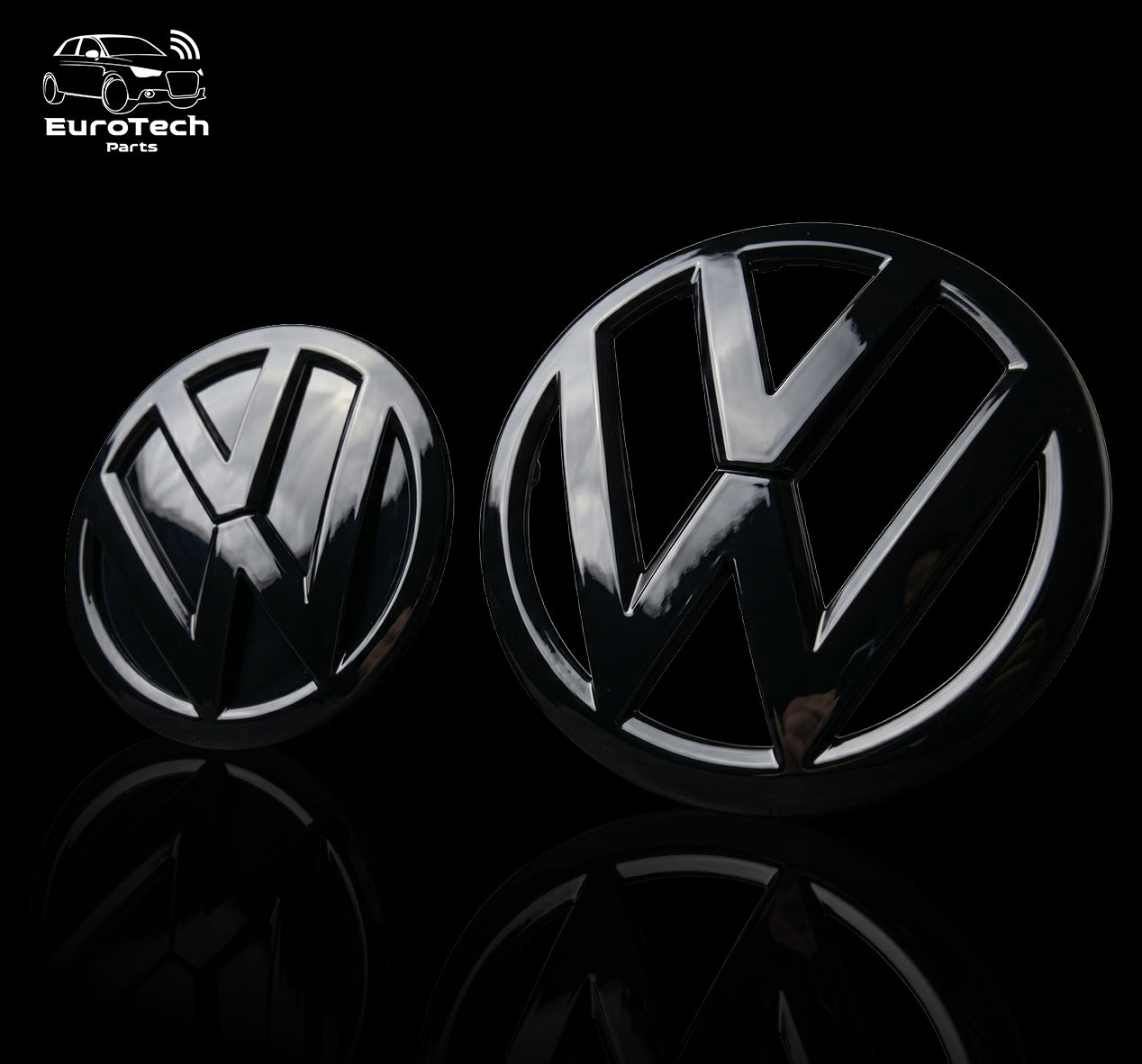 VW Golf MK7/MK7.5 Badge Set - Black Version
