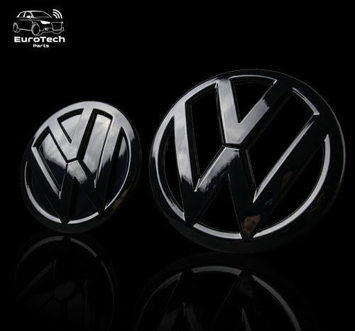 VW Golf MK7/MK7.5 Badge Set - Black Version