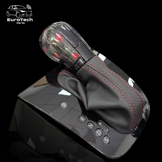 Forged Carbon DSG Shift Knob (MK7 Style) with Piano Black Frame for VW Golf MK5, MK6 & Eos