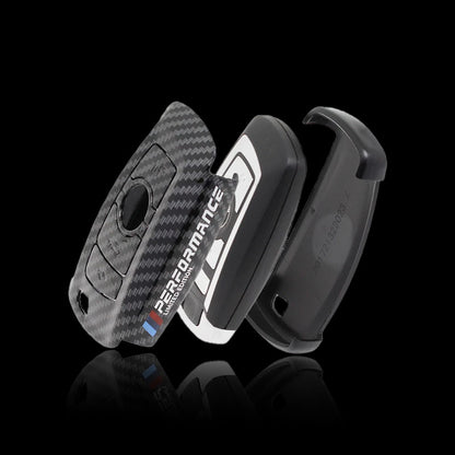 M Performance Carbon Fiber Car Key Case Cover Bag For BMW (Type A)