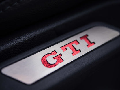 Premium Stainless Steel GTI Seat Adjustment Handle Insert Trim | VW Golf MK5 MK6
