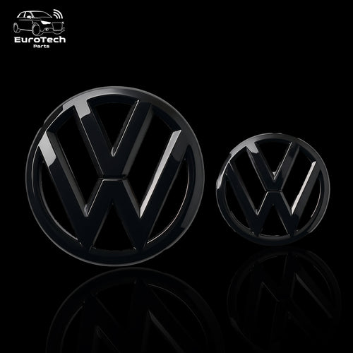 VW Golf MK6 Badge Set - Black Version
