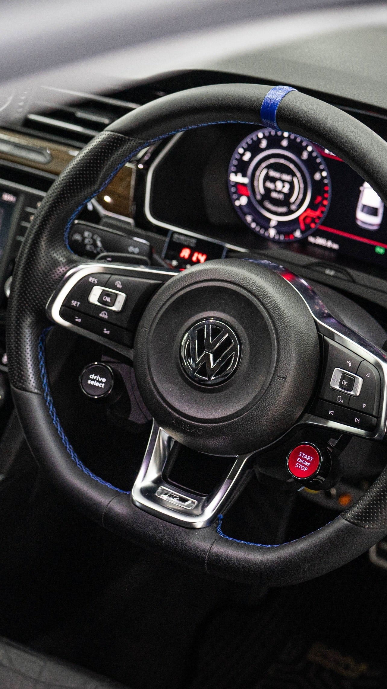 Custom R8-Style Start/Stop Button for Golf R Mk7/Mk7.5