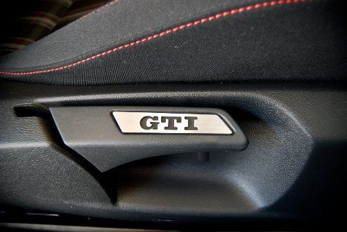 Premium Stainless Steel GTI Seat Adjustment Handle Insert Trim | VW Golf MK5 MK6