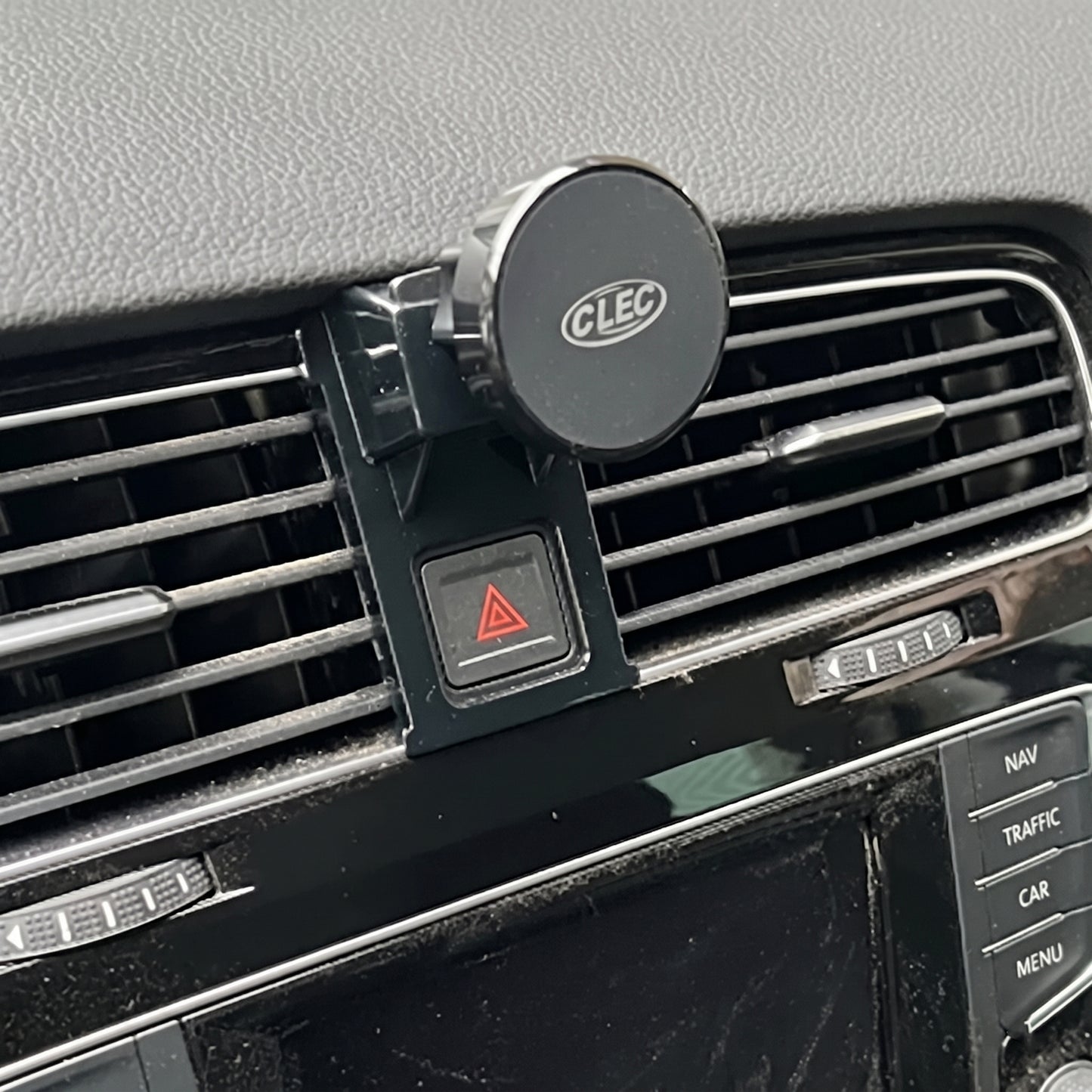 Custom Magnetic Hazard Button Phone Mount for VW Golf 7 MK7 (2014-2019)