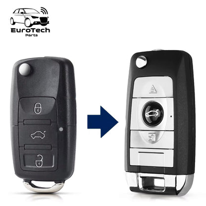 Rolls Royce Style Key Conversion Kit - Upgrade your VW Golf MK5 Key to Rolls Royce Style Key