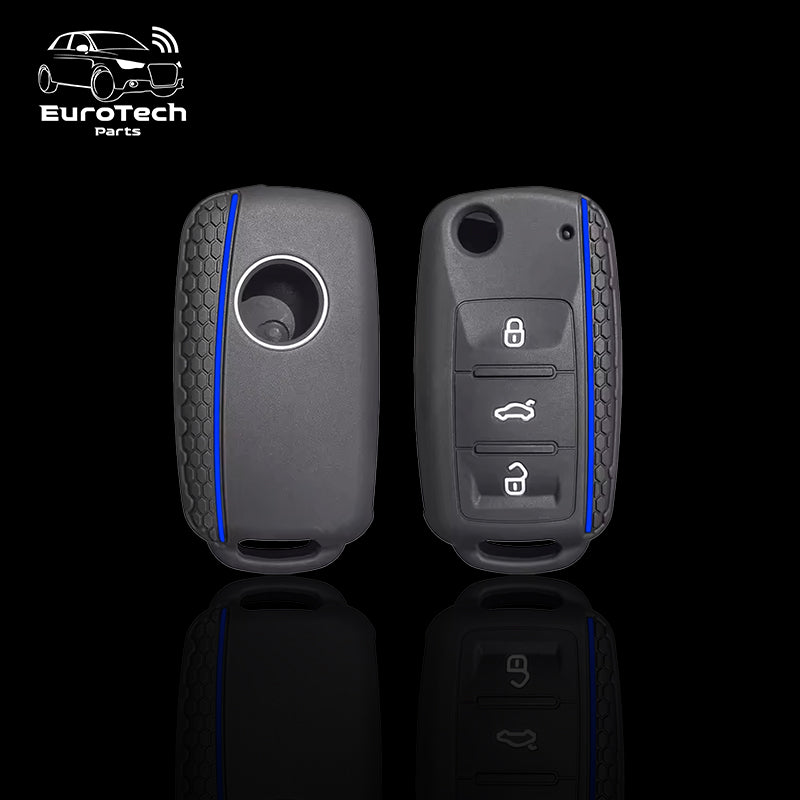 Honeycomb Silicone Key Case Cover for Volkswagen Golf MK5 / MK6 GTI / R