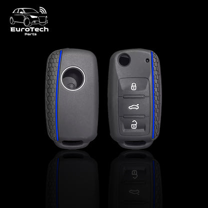 Honeycomb Silicone Key Case Cover for Volkswagen Golf MK5 / MK6 GTI / R