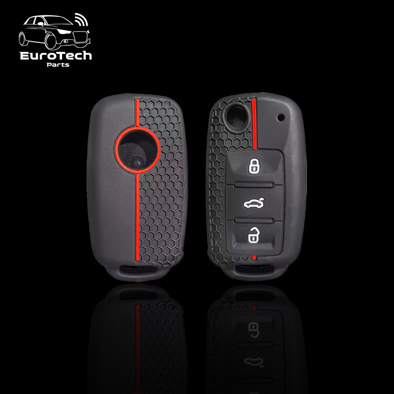 Honeycomb Silicone Key Case Cover for Volkswagen Golf MK5 / MK6 GTI / R