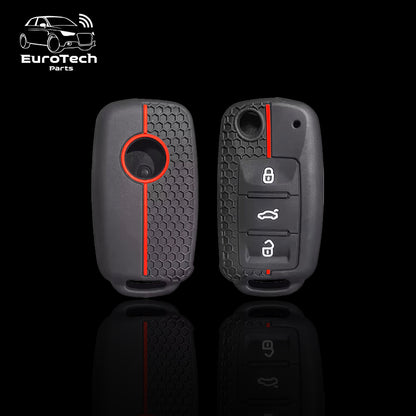 Honeycomb Silicone Key Case Cover for Volkswagen Golf MK5 / MK6 GTI / R