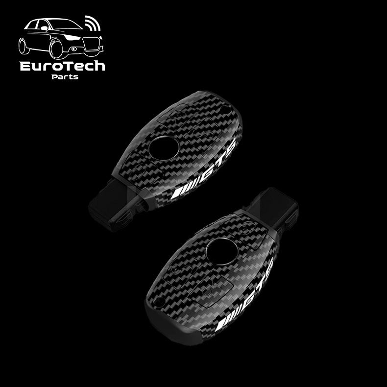 Mercedes AMG Carbon Fiber Car Key Case Cover Bag For Audi (Type A)