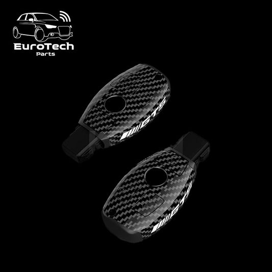 Mercedes AMG Carbon Fiber Car Key Case Cover Bag For Audi (Type A)