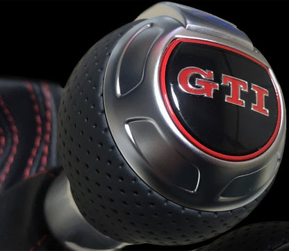 Custom Audi-Inspired Premium Leather Automatic Gear Shift Knob for VW Golf R GTI