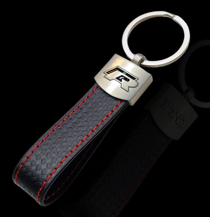 OEM-Style Premium Leather Keychain