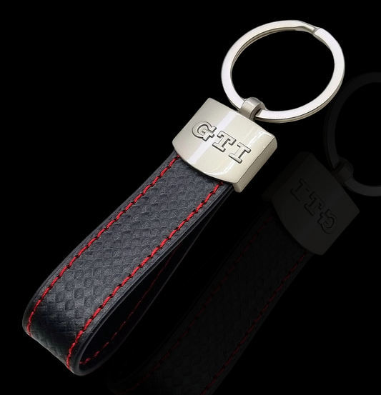 OEM-Style Premium Leather Keychain