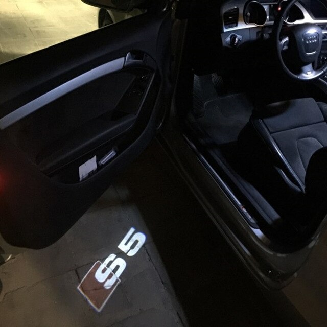 LED Car Door Welcome Courtesy Projector Lights for Audi S3 S4 S5 S6 S8