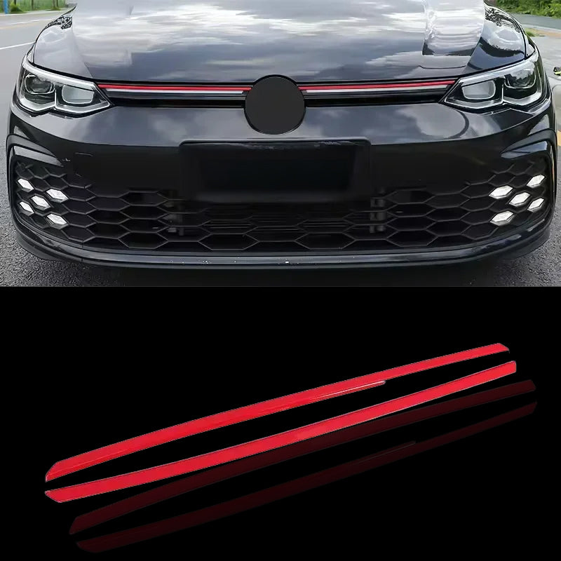 VW Golf 8 MK8 Headlight & Grille Decal Strips
