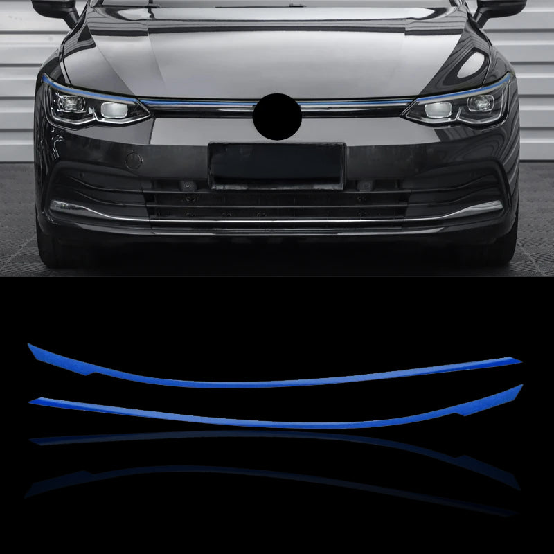 VW Golf 8 MK8 Headlight & Grille Decal Strips