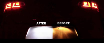 High-Performance LED License Plate Lights for VW Golf Mk5/Mk6/Mk7/7.5