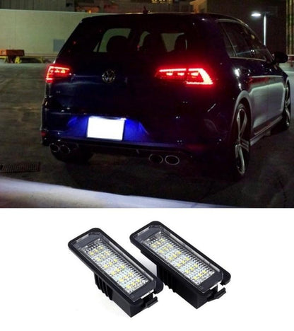 High-Performance LED License Plate Lights for VW Golf Mk5/Mk6/Mk7/7.5