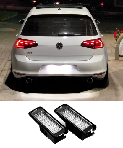 High-Performance LED License Plate Lights for VW Golf Mk5/Mk6/Mk7/7.5