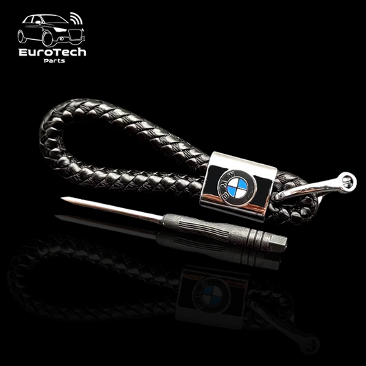 OEM-Style Premium Leather Keychain – for BMW Models