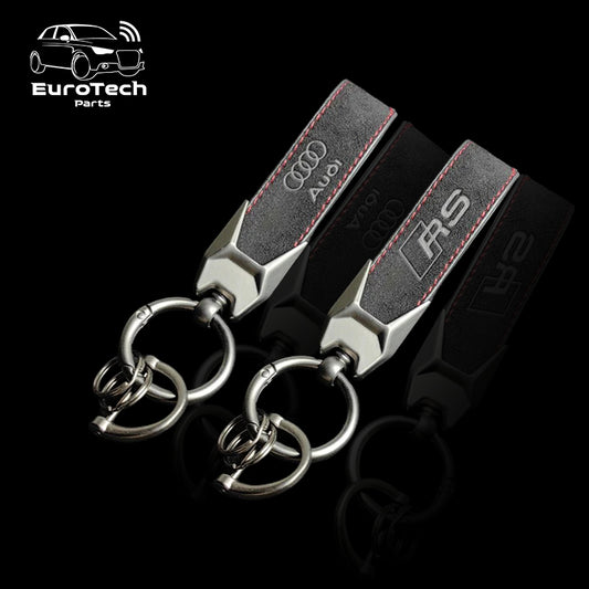 Premium Suede Keychain Pendant for Audi – RS, TT & A-Series Auto Accessories