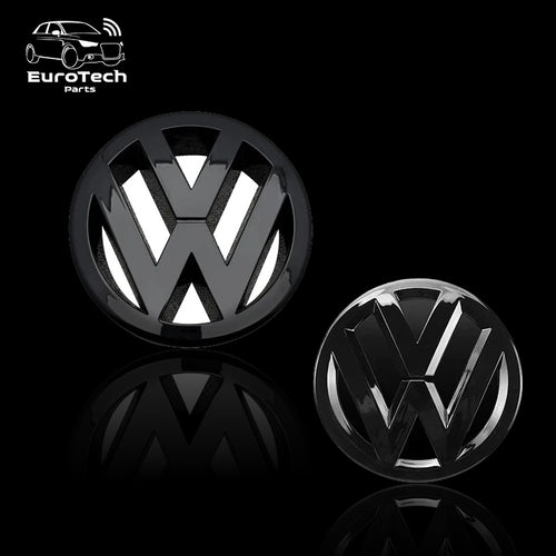 VW Golf MK5 Badge Set - Black Version
