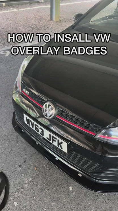 VW Golf MK7/MK7.5 Badge Set - Black Version