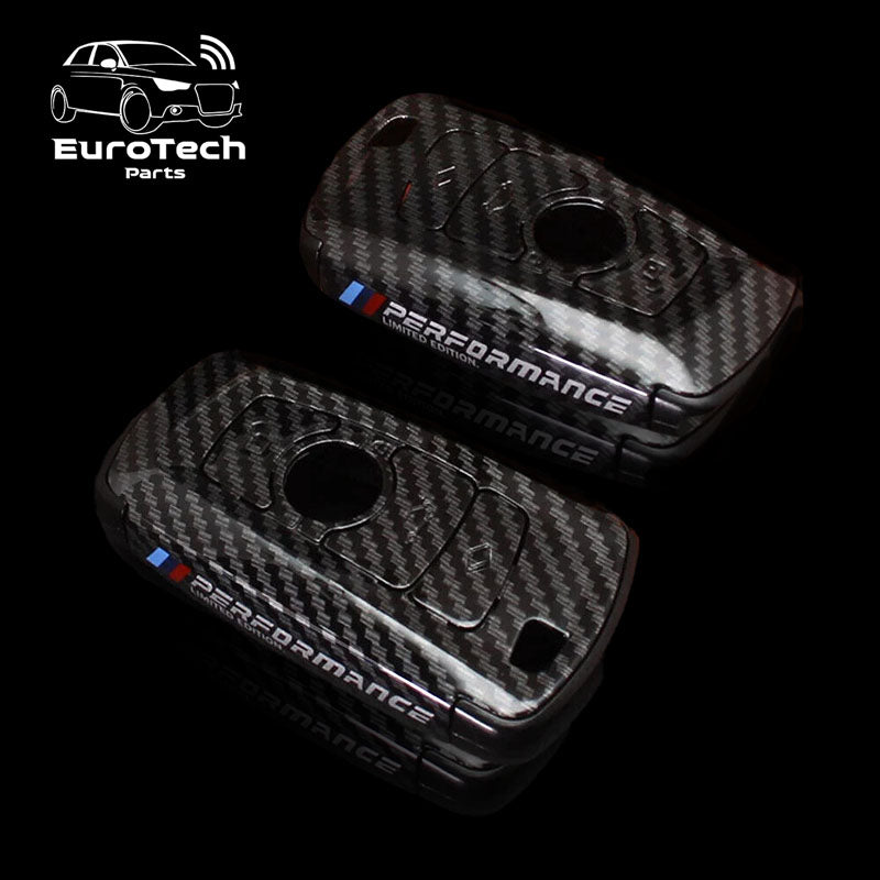 M Performance Carbon Fiber Car Key Case Cover Bag For BMW (Type A)